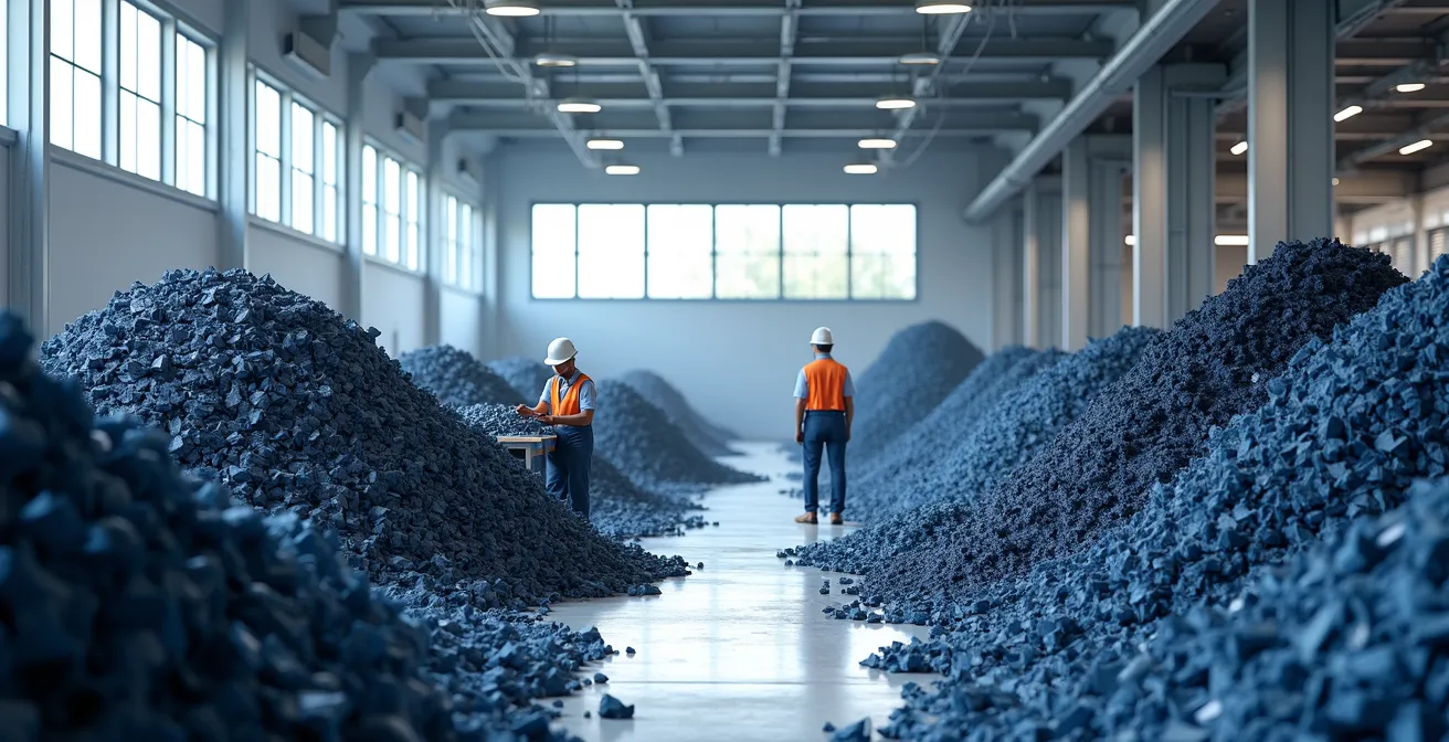 Mechanisches Recycling von Baumwolltextilien in einer modernen Sortieranlage