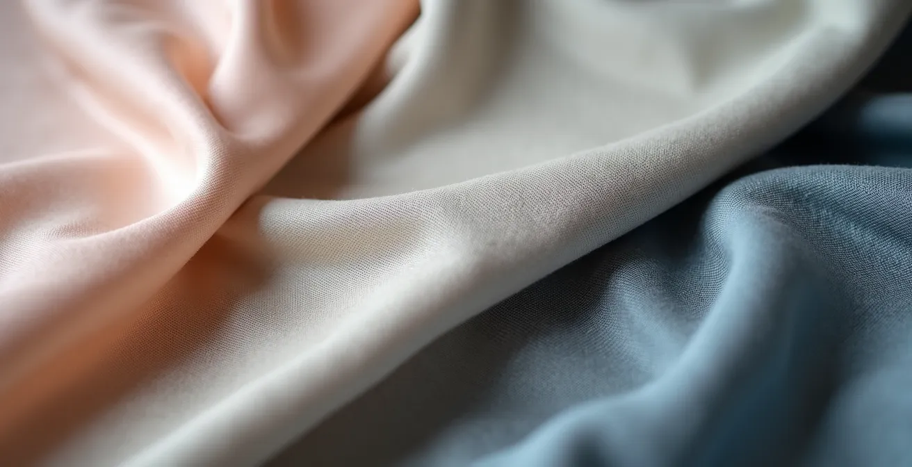 Makroaufnahme verschiedener Business-Stoffe zeigt Texturen und Strukturen