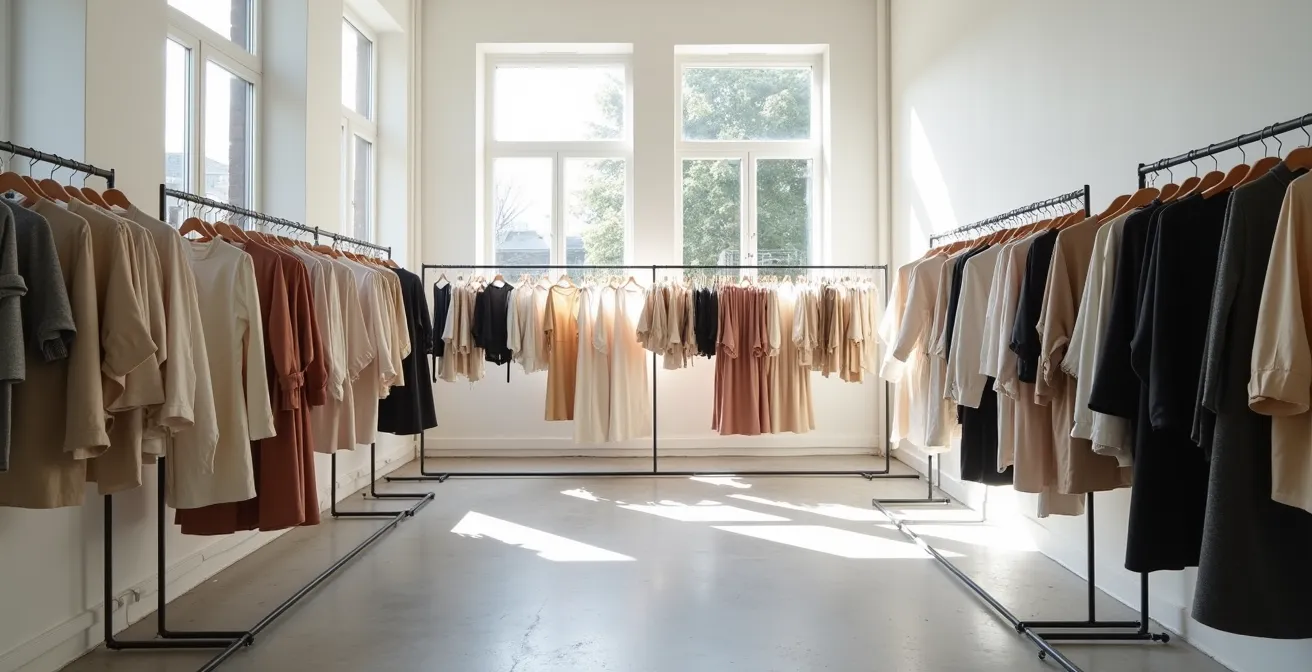 Stilvolle nachhaltige Modekollektion zeigt Vielfalt und moderne Designs