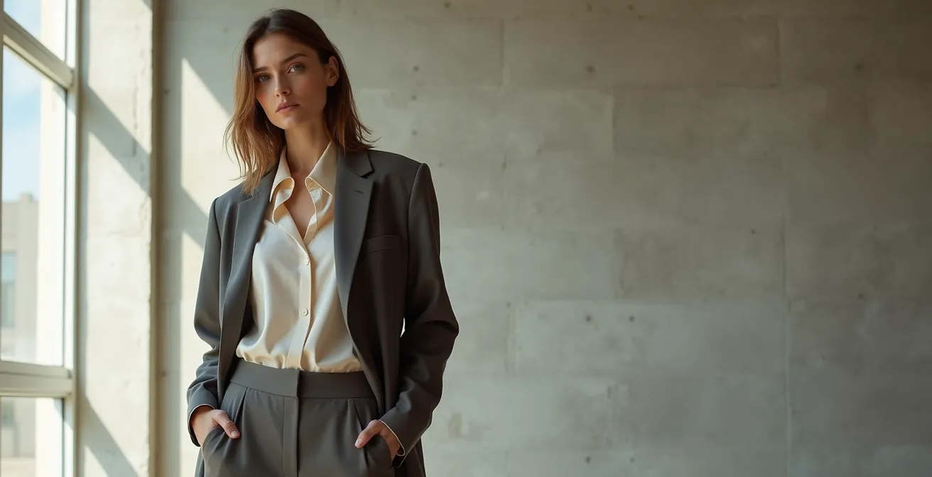 Vergleich von vorteilhaften und unvorteilhaften Proportionen bei Outfits