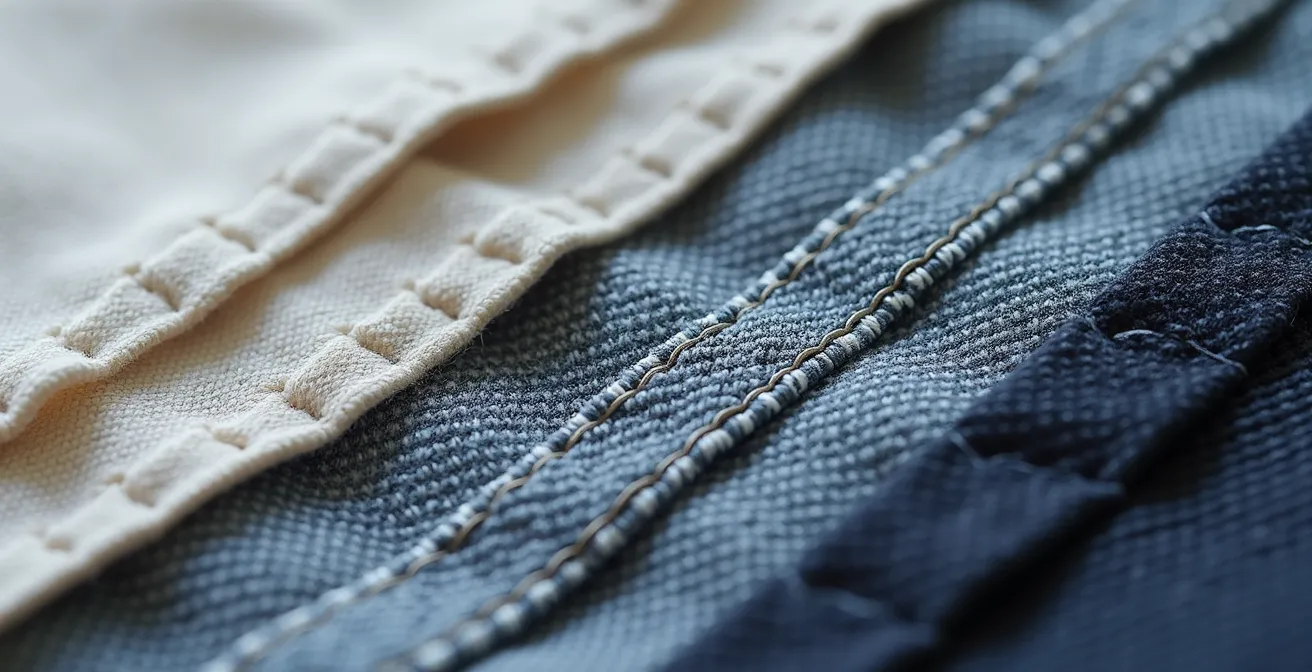 Technische Darstellung verschiedener Schnittführungen wie Prinzessnaht und Wiener Naht und ihrer visuellen Wirkung auf die Silhouette.