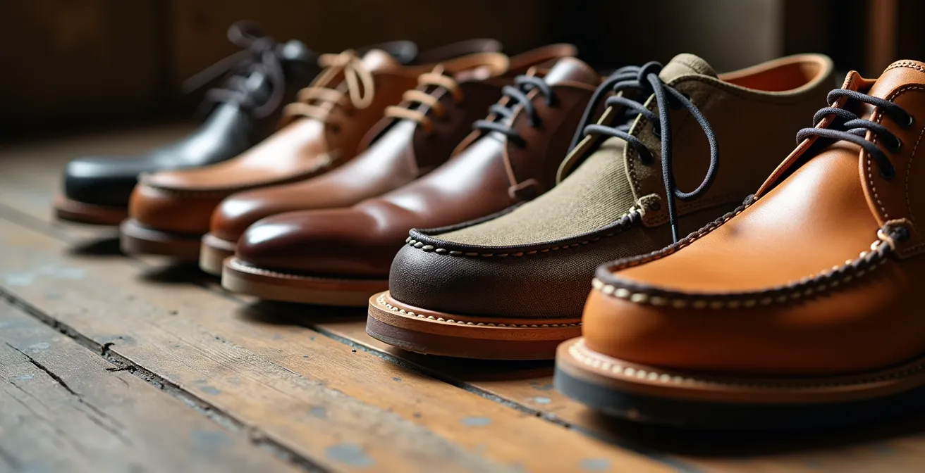 Minimalistische Schuhgarderobe mit fünf essentiellen Paaren